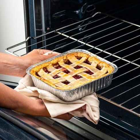 Comfy Package [30 Count] 9 x 13 Aluminum Foil Pans Half Size Deep Steam Table Pans in Kuwait