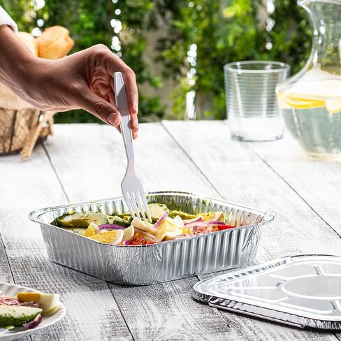 Comfy Package [30 Count] 9 x 13 Aluminum Foil Pans Half Size Deep Steam Table Pans in Kuwait
