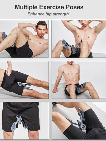 تمارين Kegel للرجال ، تمرين عضلات أرضية الحوض ، مدرب الورك 80 رطلاً ، مقاومة قابلة للتعديل ، وقت ودعوة حساب التمرينات المنزلية ، الفخذ الداخلي النحيف ، تقوية الورك in Kuwait