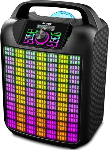 Google Ion Party Rocker Max MK2 Portable Bluetooth Karaoke Party Speaker مع Microphone and Party Lights (متجددة) in Saudi Arabia