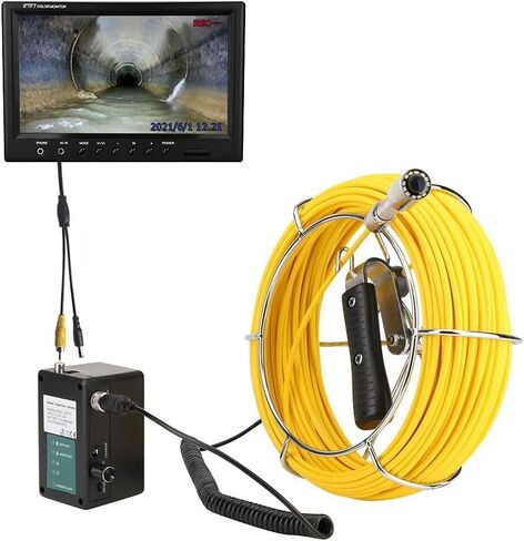 Industrial Endoscope DVR Video Recording 20M Cable with Meter Counter Sewer Pipe Inspection Cameraa,Drain Sewer Pipeline in Saudi Arabia