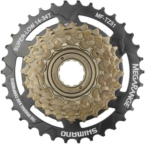 Shimano MF-TZ31 TOURNEY FREEWHEEL (14-34T MEGA 7 Speed) in Saudi Arabia