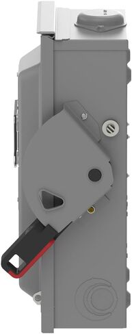 Square D Square D بواسطة Schneider Electric VHU362RB VESIPACT DUTICH SANIOND مع نافذة العرض ومؤشرات RED (ON) والأسود (OFF) ، غير مستخدم 3 عمود ، 60A ، 600VAC/600VDC ، TYPE 3R in Saudi Arabia