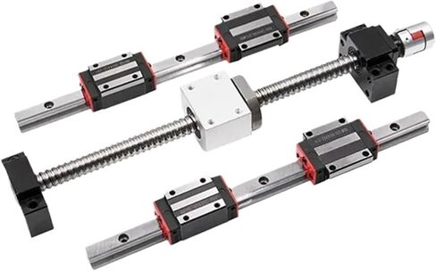 برغي الكرة المعدنية صامدة 1pcs 300-1000mm SFU1605 Ball Screw End مع BKBF12 + حامل الجوز + اقتران (400 مم) in Kuwait