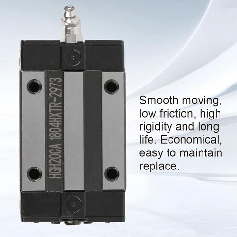 Open Linear Ball Bearing Slide Block Carriage for CNC and Automation 20mm Rail HGH20CA High Accuracy Smooth Movement Low Friction Economical Replacement in Saudi Arabia