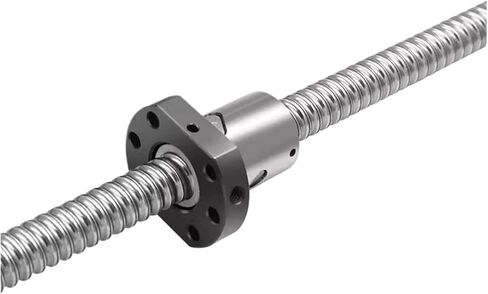 Metal Ball Screw nut SFU2504 Ball Screw Processing Mode for 3D Printer Ball Nut Ball Screw End Machined(400mm) in Saudi Arabia