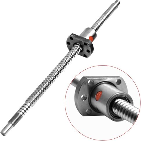 برغي الكرة المعدنية Nut SFU1204 KIT 12 مم برغي الكرة ملوقة 4 مم C7 مع نهاية الآلات + RM1204 BALT NUT + NUT HOUBLE + END SUBLES in Saudi Arabia
