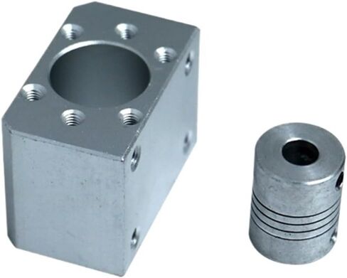 برغي الكرة المعدنية Nut SFU1204 KIT 12 مم برغي الكرة ملوقة 4 مم C7 مع نهاية الآلات + RM1204 BALT NUT + NUT HOUBLE + END SUBLES in Saudi Arabia