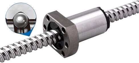 Metal Ball Screw nut SFS1605 Rolled Ball Screw 200-1000mm with End Machined+Ball Nut+Nut Housing+BKBF12 End Support+Coupler(1000mm) in Saudi Arabia