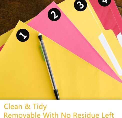 1-25 ملصقات فينيل مرقمة ، مقاومة للماء مضادة للماء 1.2 في موت اللصق ذاتيا قطع العدد المتتالي فينيل شارات ، معدات الإنتاج واللياقة البدنية مرنة صغيرة 1-25 أرقام (أحمر) in Saudi Arabia
