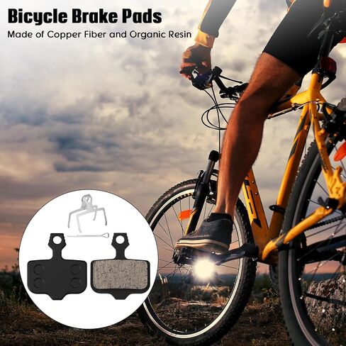 8 أزواج منصات فرامل دراجة دراجة للدراجة المتوافقة مع Elixir Avid E1 E3 E5 E9 E9 ER CR XX DD1 DD5 ، MTB دراجة DISC DISC EBIKE مع أدوات التثبيت in Saudi Arabia