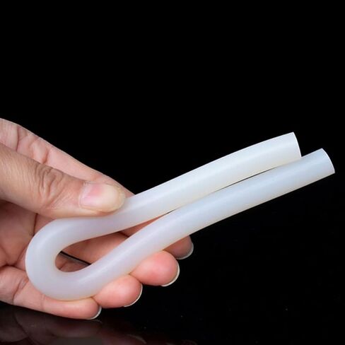 2Meter Solid Silicone Rubber Cord, White O Ring High Temperature Resistant Round Sealing Waterproof Seal Strips Cord 1mm-25mm(Thickness: 2.5mm) in Kuwait