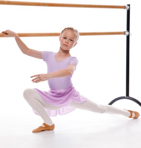 Girls Ballet Dance Short Sleeve Leotard with Removable Skirt and Tights Combo, Toddlers Gymnastics Ballerina Outfit in Saudi Arabia