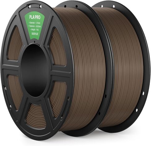 BEPLEE PLA Pro Filament 1.75mm ، أقوى خيوط الطابعة ثلاثية الأبعاد ، دقة الأبعاد للخيوط PLA +/- 0.02 مم ، جرح بدقة ، تناسب معظم طابعة FDM 3D ، 1 كجم أسود in Kuwait