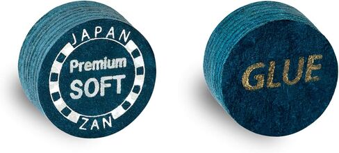 Zan Premium Soft Pool Billiard CUE TIP - 1 pc - 9 Layers - 13 or 14 mm (13 mm) in Kuwait