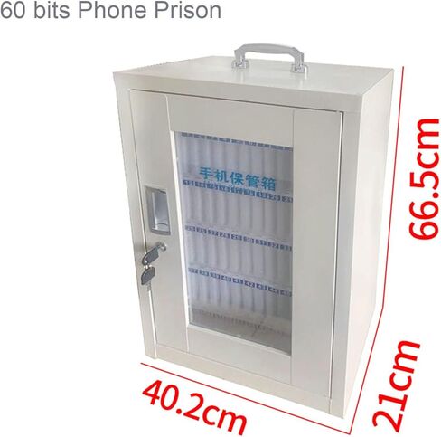 Pocket Chart Storage Cabinet for Cell Phones,Wall-Mounted with a Locked,Can be Carried by Hand (60 Slots) in Saudi Arabia