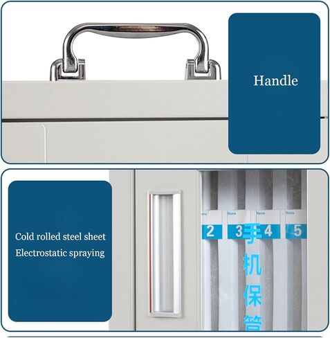 Pocket Chart Storage Cabinet for Cell Phones,Wall-Mounted with a Locked,Can be Carried by Hand (60 Slots) in Saudi Arabia