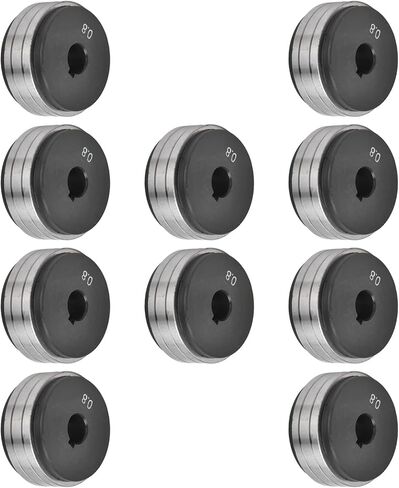 10Pcs Wire Feed Drive Rollers Bearing Steel Nylon Welder Roll Wheels for 200A 350A 500A Wires Feeder in Saudi Arabia