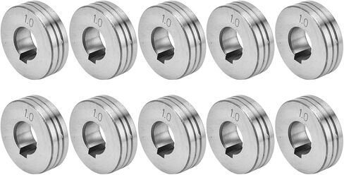 10Pcs Welder Wire Feed Roller 1.0‑1.2mm Groove Wheel for ZK Welding Machine in Saudi Arabia