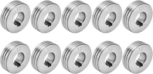 10Pcs Welder Wire Feed Roller 1.0‑1.2mm Groove Wheel for ZK Welding Machine in Saudi Arabia