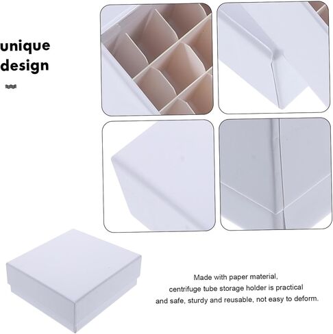 Pretyzoom Box Storage Storage Mentaratory Sample مع ورقة بيضاء أنبوب الفريزر in Saudi Arabia