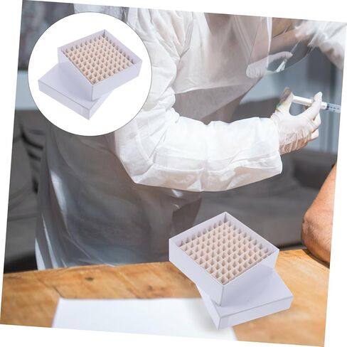 Pretyzoom Box Storage Storage Mentaratory Sample مع ورقة بيضاء أنبوب الفريزر in Saudi Arabia