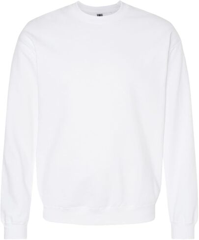Gildan Mens Softstyle Crewneck Sweatshirt ، XL ، White in Saudi Arabia