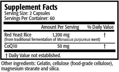 Res-Q LDL-XQ10 (سابقًا LDL-X) ملحق الخميرة الحمراء وملحق COQ10 ، 120 كبسولة in Kuwait