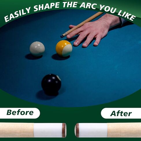 Lasnten 12-in-1 Billiards Pool Cue Tip Shaper ، 32 PCS Pool Tips Kit ، أداة إصلاح لاستبدال وتشكيل نصائح جديلة in Saudi Arabia