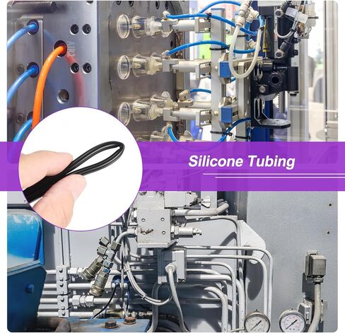 Dmiotech أنبوب السيليكون الأنبوب البلاستيكي الصافي ، 5 مم (3/16 ") معرف × 8 مم OD 3FT (1M) أنبوب السيليكون خرطوم مرن in Saudi Arabia