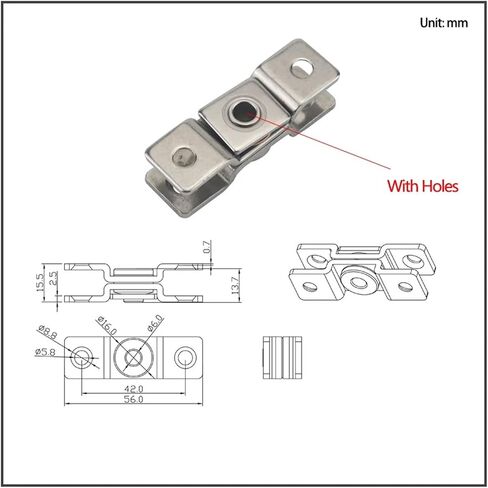 304 Stainless Steel Damping Hinge Torque Damper 360 Degree Rotation Positioning Shaft 1Pcs(Nonporous,0.7N.m) in Saudi Arabia