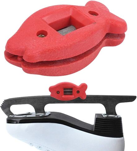 Skates القوي الجليد Blade Grinder Stone ، Ice Skates Blade Sharpener ، اللاعبون لشفرات التزحلق على الجليد الجليد للزلاجات الشتاء (أحمر) in Saudi Arabia