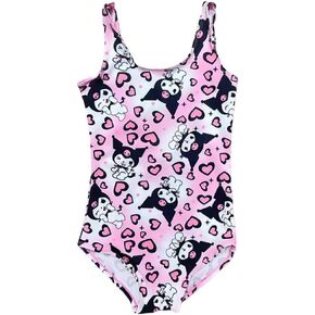Little Girls Cute Fashion Kawaii Cartoon Swimsuit Hawaii Beach Sport One-Piece Bathing Suits Swimwear for Kids in Saudi Arabia