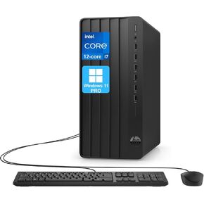 HP Pro Mini 400 G9 Desktop Computer, Intel Celeron G6900T Processor, 32GB DDR5, 2TB SSD, 3-Monitor Ports (2X DisplayPort + HDMI), WiFi 6E, RJ-45, USB-C, Wired Keyboard& Mouse, Windows 11 Pro in Kuwait