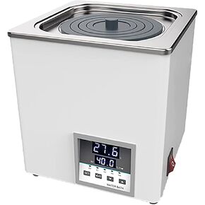 Digital Display Lab Water Bath Lab Heating Thermostatic Devices, Stainless Steel Inner with Digital Display and Adjustable Cover Lid for Lab Use (2 Holes) in Saudi Arabia