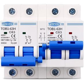 2P+2P AC Dual Power Manual Transfer Switch Circuit Breaker 50HZ/60HZ (Size : 63A) in Saudi Arabia
