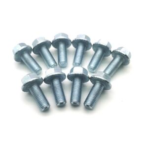 M10 x 1.25mm Bolt M10x1.25 x 25mm Hex Head Flange Bolt Compatible with Most Brands of ATV UTV Quads 4 Wheeler Go Karts Flanged Hex Screws,10.9,10Pcs in Kuwait