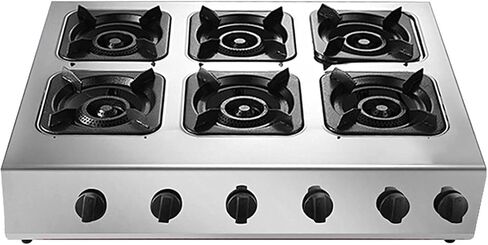 Commercial/Domestic Gas Casserole Head Built-in Gas Cooker Chef's Sealed Burner Gas Cooker Thermocouple Protection Three Holes (Four Holes a) in Saudi Arabia