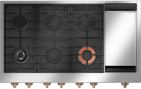 Rangetop Café ™ 48 "على الطراز التجاري مع 6 شعلات وتشويش متكامل (الغاز الطبيعي) in Kuwait