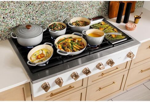 Rangetop Café ™ 48 "على الطراز التجاري مع 6 شعلات وتشويش متكامل (الغاز الطبيعي) in Kuwait