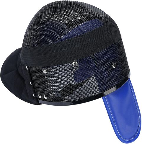 Alomejor Fencing Helmet, Metal Mesh and Cloth CE 350N Certified Fencing Mask with Soft Sweat Absorbent Fabric for Instruction in Saudi Arabia
