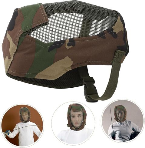 Happyyami Outdoor Fencing Mask Shockproof Full Face Cover Mesh Design Portable Protective Helmet in Saudi Arabia