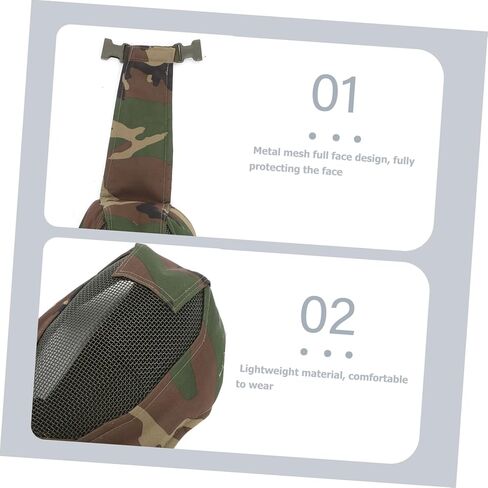 Happyyami Outdoor Fencing Mask Shockproof Full Face Cover Mesh Design Portable Protective Helmet in Saudi Arabia