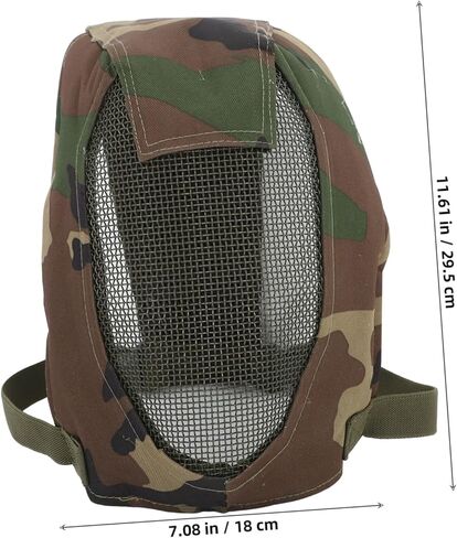 Happyyami Outdoor Fencing Mask Shockproof Full Face Cover Mesh Design Portable Protective Helmet in Saudi Arabia