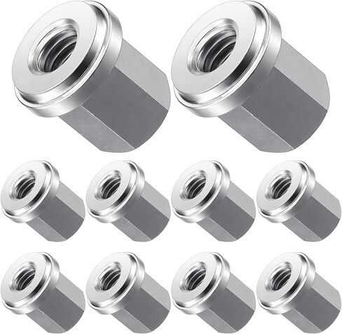 10 PCS 3/8 "بطارية بطارية بطارية الجوز من الفولاذ المقاوم للصدأ مقاوم للمسمار القياسي 3/8" in Saudi Arabia
