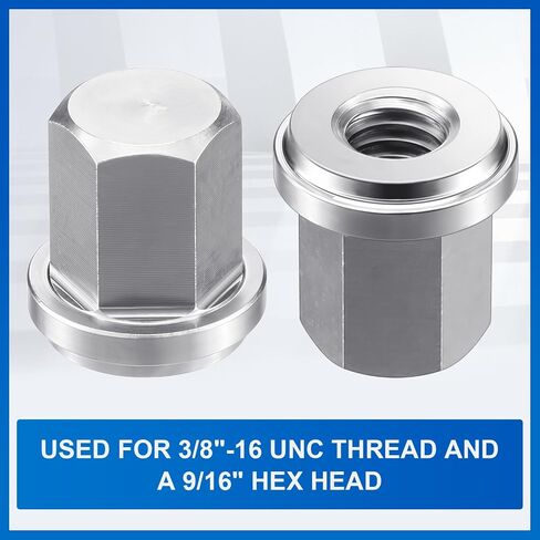 10 PCS 3/8 "بطارية بطارية بطارية الجوز من الفولاذ المقاوم للصدأ مقاوم للمسمار القياسي 3/8" in Saudi Arabia