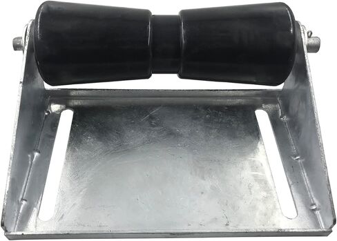 5 inch Boat Trailer Keel Roller with Bracket Assembly Kit Boat Trailer Roller Galvanized Steel Black Rubber in Saudi Arabia