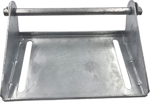 5 inch Boat Trailer Keel Roller with Bracket Assembly Kit Boat Trailer Roller Galvanized Steel Black Rubber in Saudi Arabia