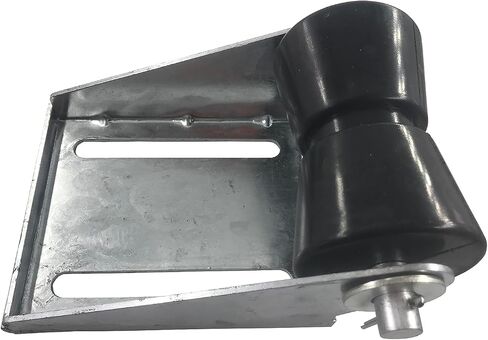 5 inch Boat Trailer Keel Roller with Bracket Assembly Kit Boat Trailer Roller Galvanized Steel Black Rubber in Saudi Arabia