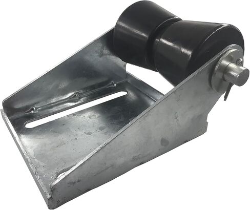 5 inch Boat Trailer Keel Roller with Bracket Assembly Kit Boat Trailer Roller Galvanized Steel Black Rubber in Saudi Arabia